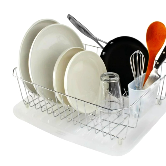 Rubbermaid Kitchen 5 Rubbermaid Dish Rack With Utensil Holder For